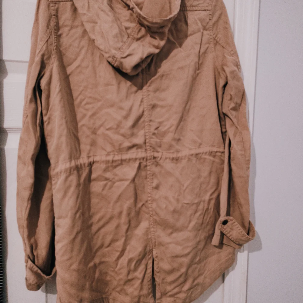 Women's Tan Jacket Or Blush Pink Color Medium Nordstrom 3/4 Length - Picture 7 of 12